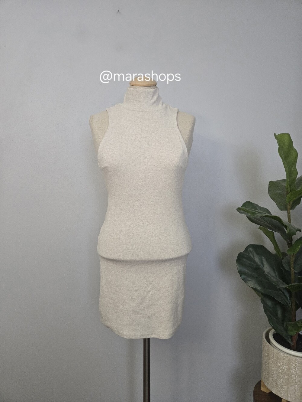 Kith Jersey Bodycon Backless Mini Dress